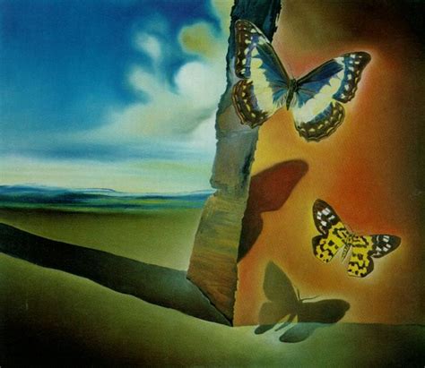 butterfly salvador dali|Untitled (Landscape with Butterflies), c.1956